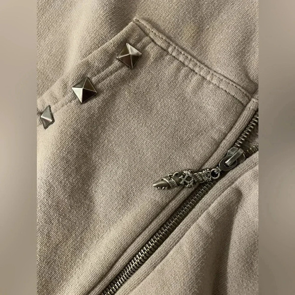 RARE studded 1999 Faith Connexion Zip up Hoodie - Picture 4 of 4